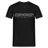 Papa Vatertag Legendaddy 2023 Geschenk T-Shirt - Schwarz