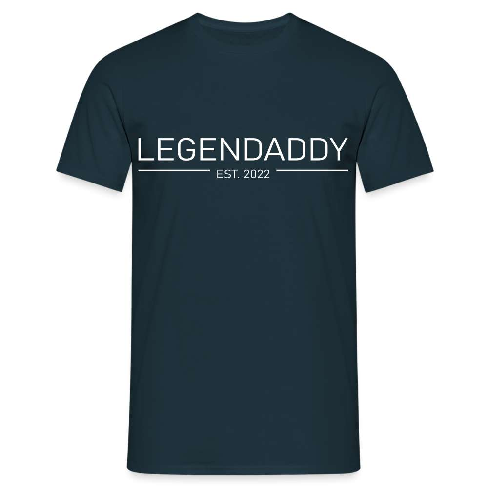 Papa Vatertag Legendaddy 2023 Geschenk T-Shirt - Navy