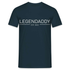 Papa Vatertag Legendaddy 2023 Geschenk T-Shirt - Navy