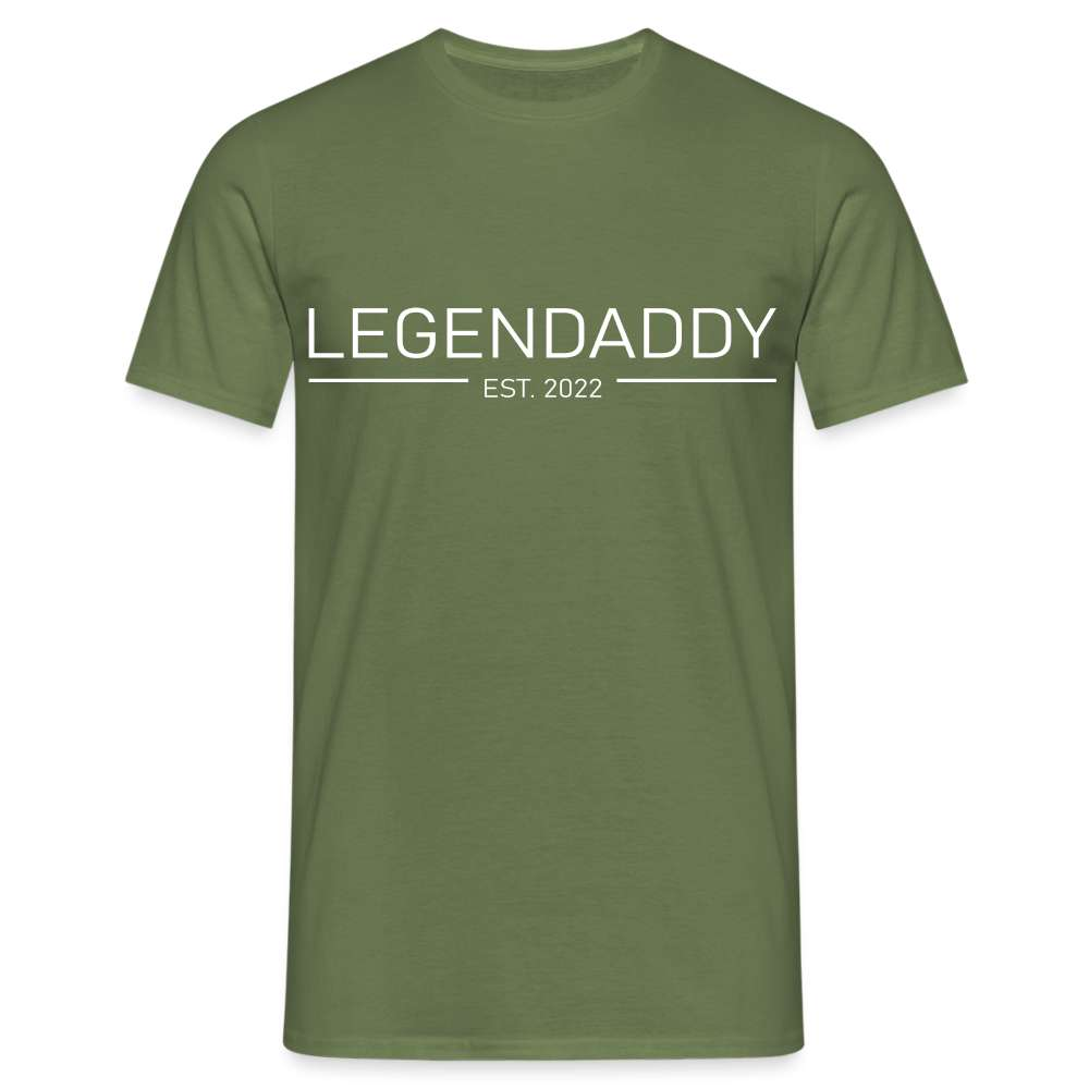 Papa Vatertag Legendaddy 2023 Geschenk T-Shirt - Militärgrün