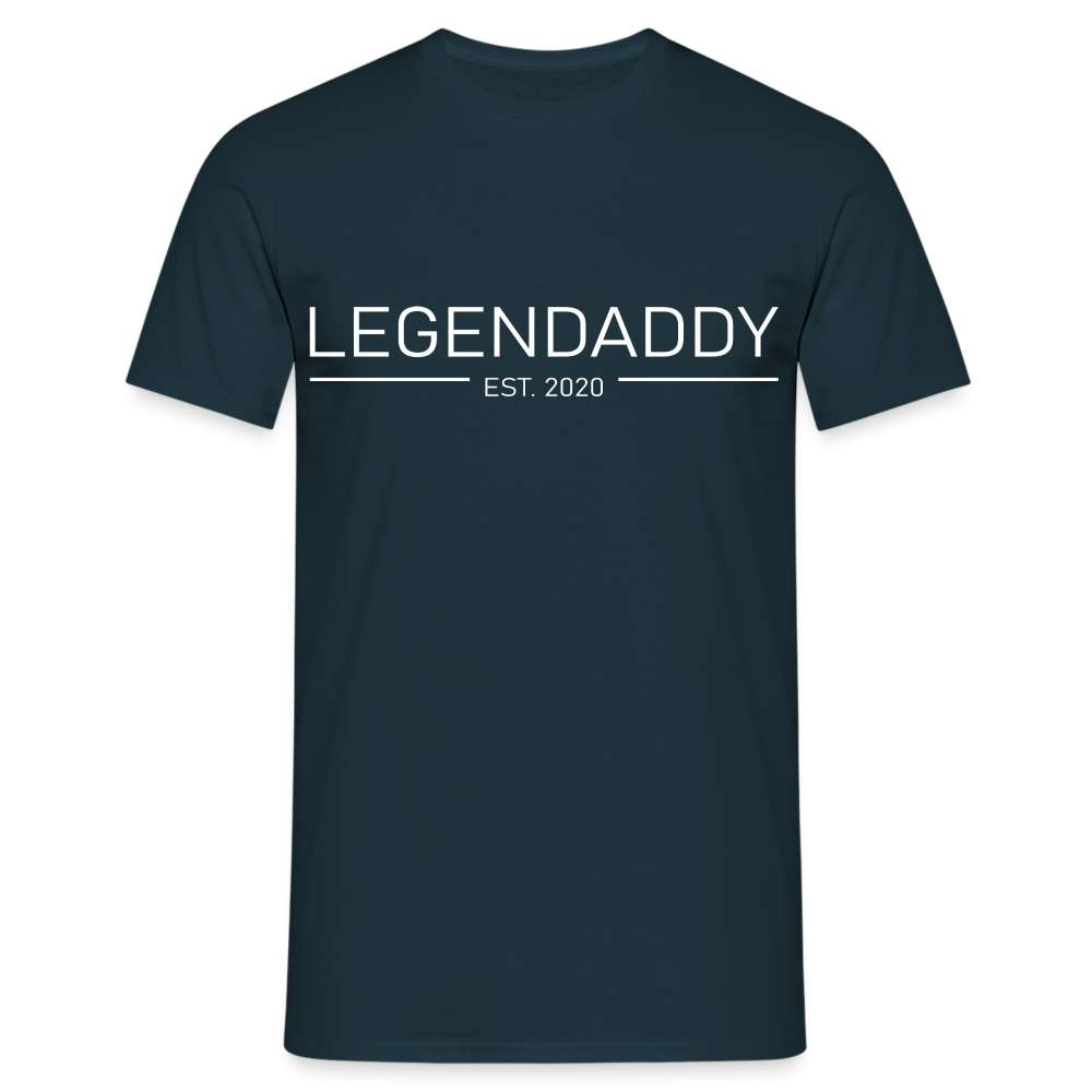 Papa Vatertag Legendaddy 2020 Geschenk T-Shirt - Navy