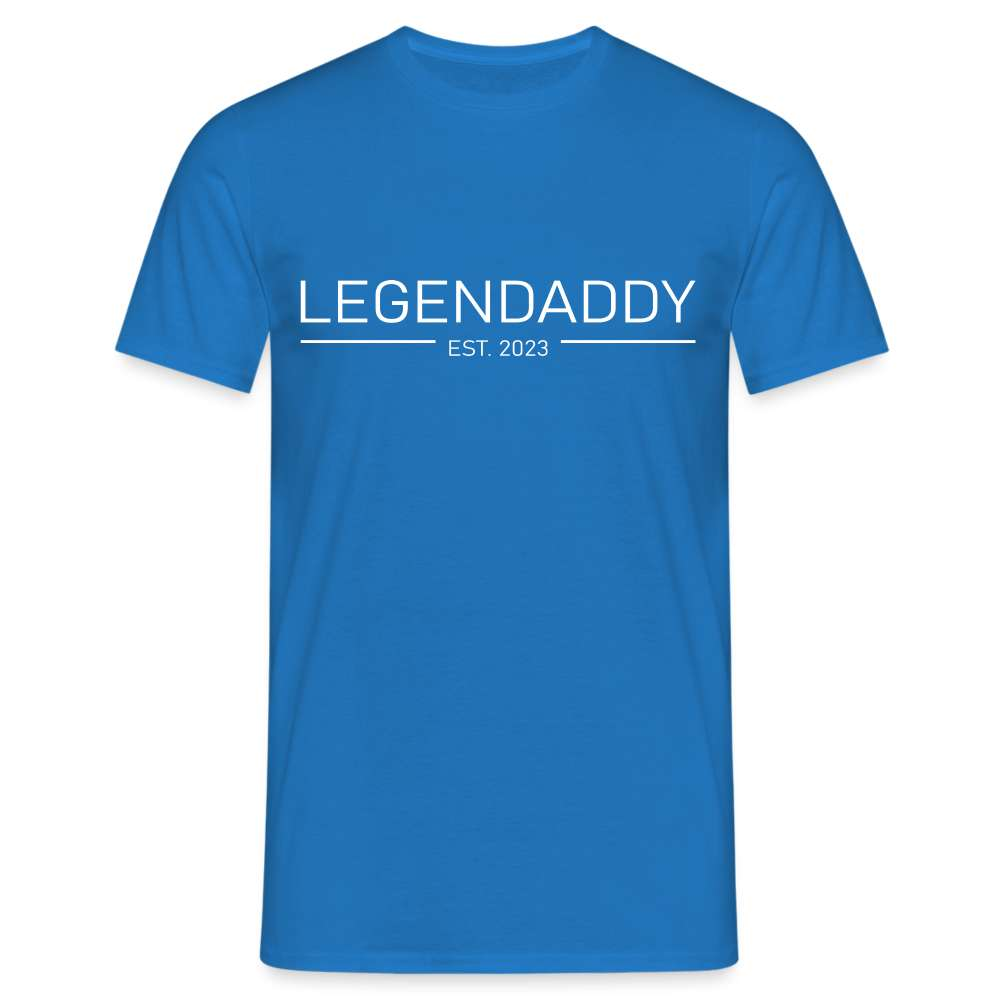 Papa Vatertag Legendaddy 2023 Geschenk T-Shirt - Royalblau