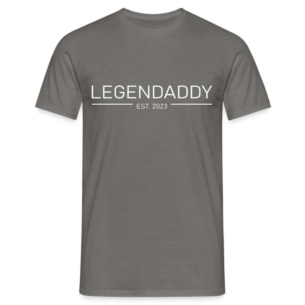 Papa Vatertag Legendaddy 2023 Geschenk T-Shirt - Graphit