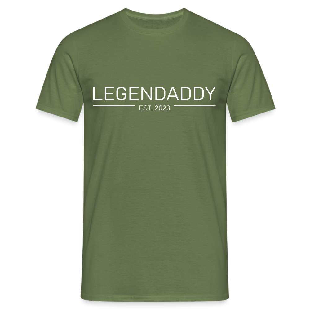 Papa Vatertag Legendaddy 2023 Geschenk T-Shirt - Militärgrün