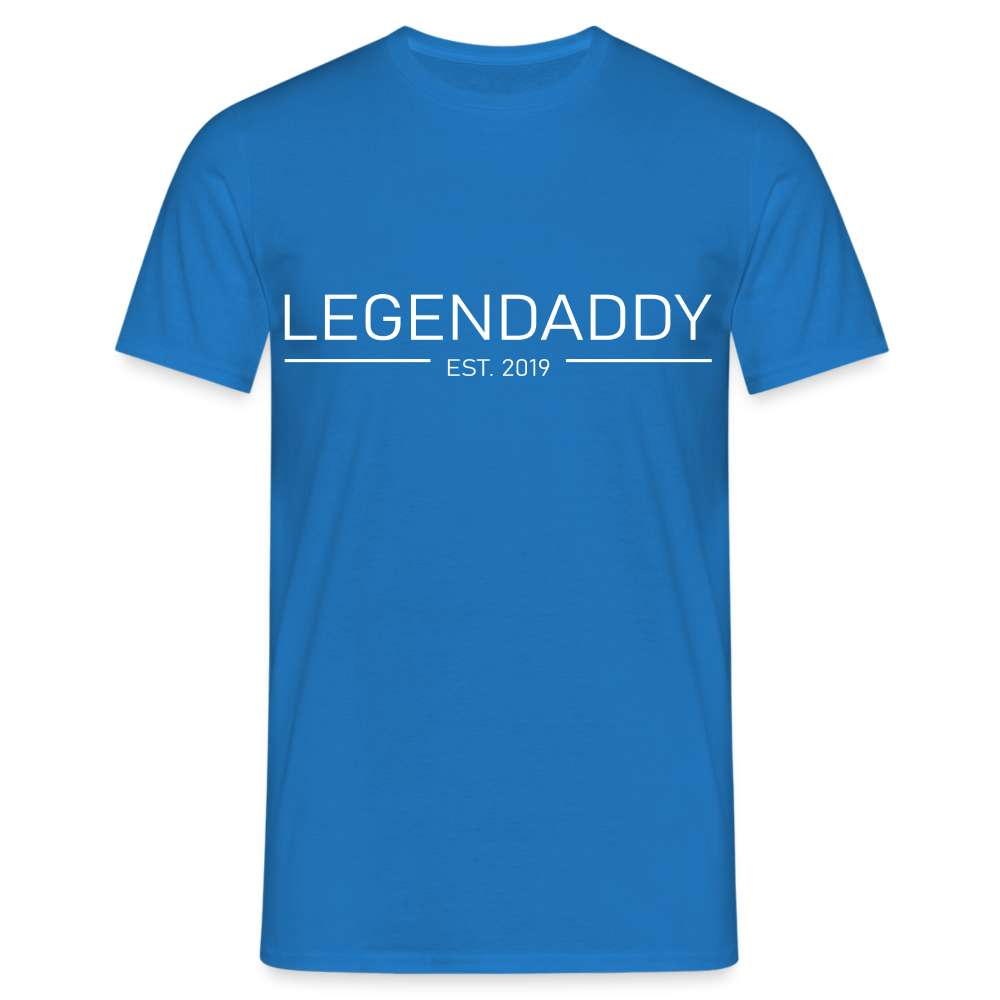 Papa Vatertag Legendaddy 2019 Geschenk T-Shirt - Royalblau