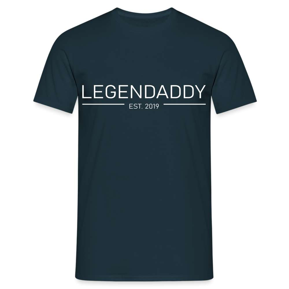 Papa Vatertag Legendaddy 2019 Geschenk T-Shirt - Navy