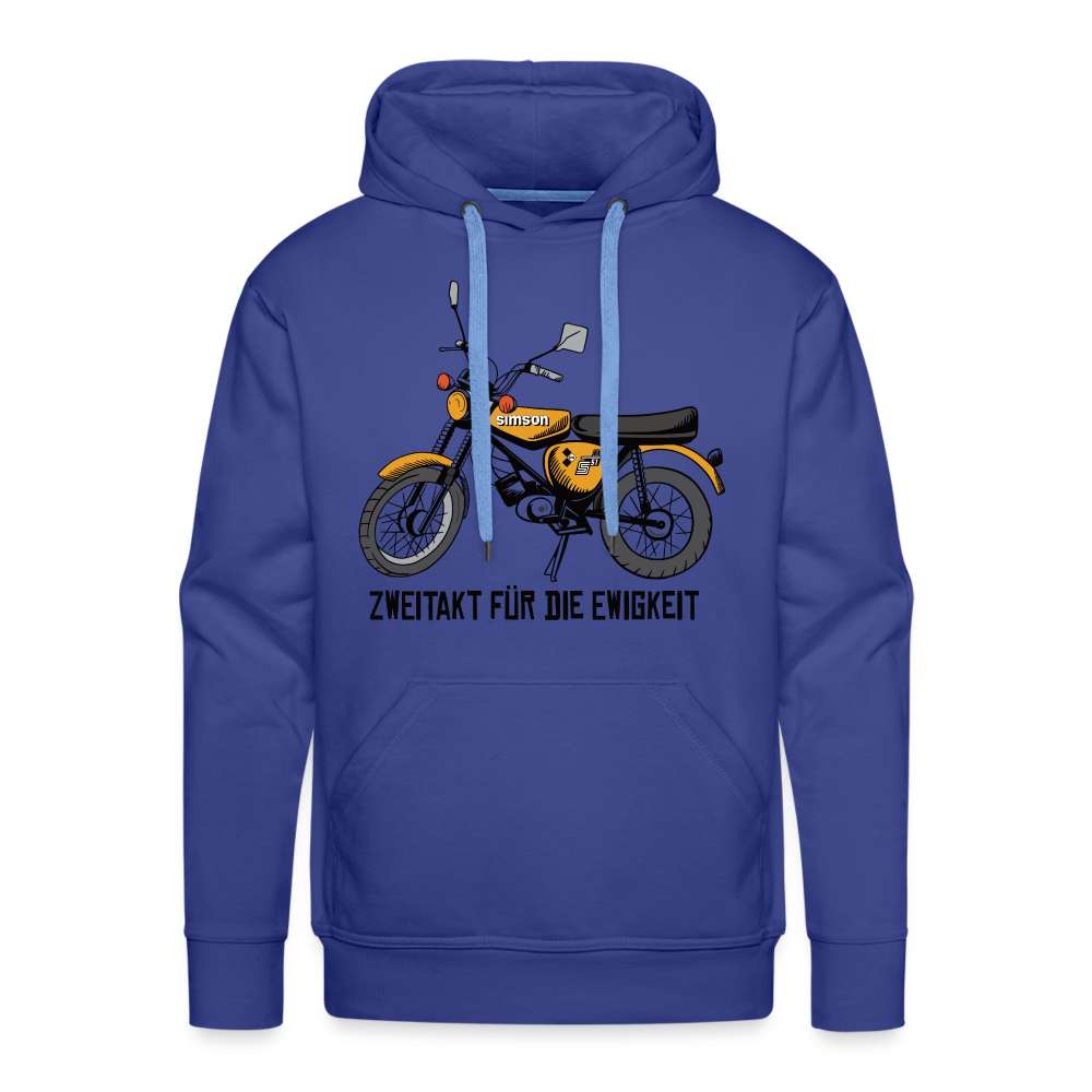 Simpson S51 IFA DDR Moped Nostalgie Ostalgie Hoodie - Königsblau