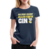 Gin Tonic Liebhaber - Am Ende ergibt alles einen GIN Lustiges Frauen T-Shirt - Navy